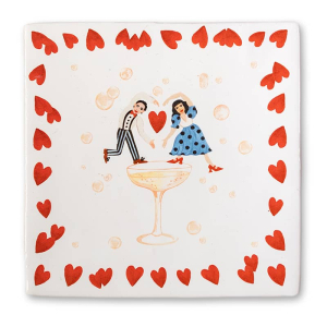 Proost op de liefde STORYTILES tegeltje 10x10 cm
